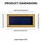 Classic Natural Wood Shadow Box Frame with Acrylic Front - Navy Blue Suede Backing, 30 Sizes